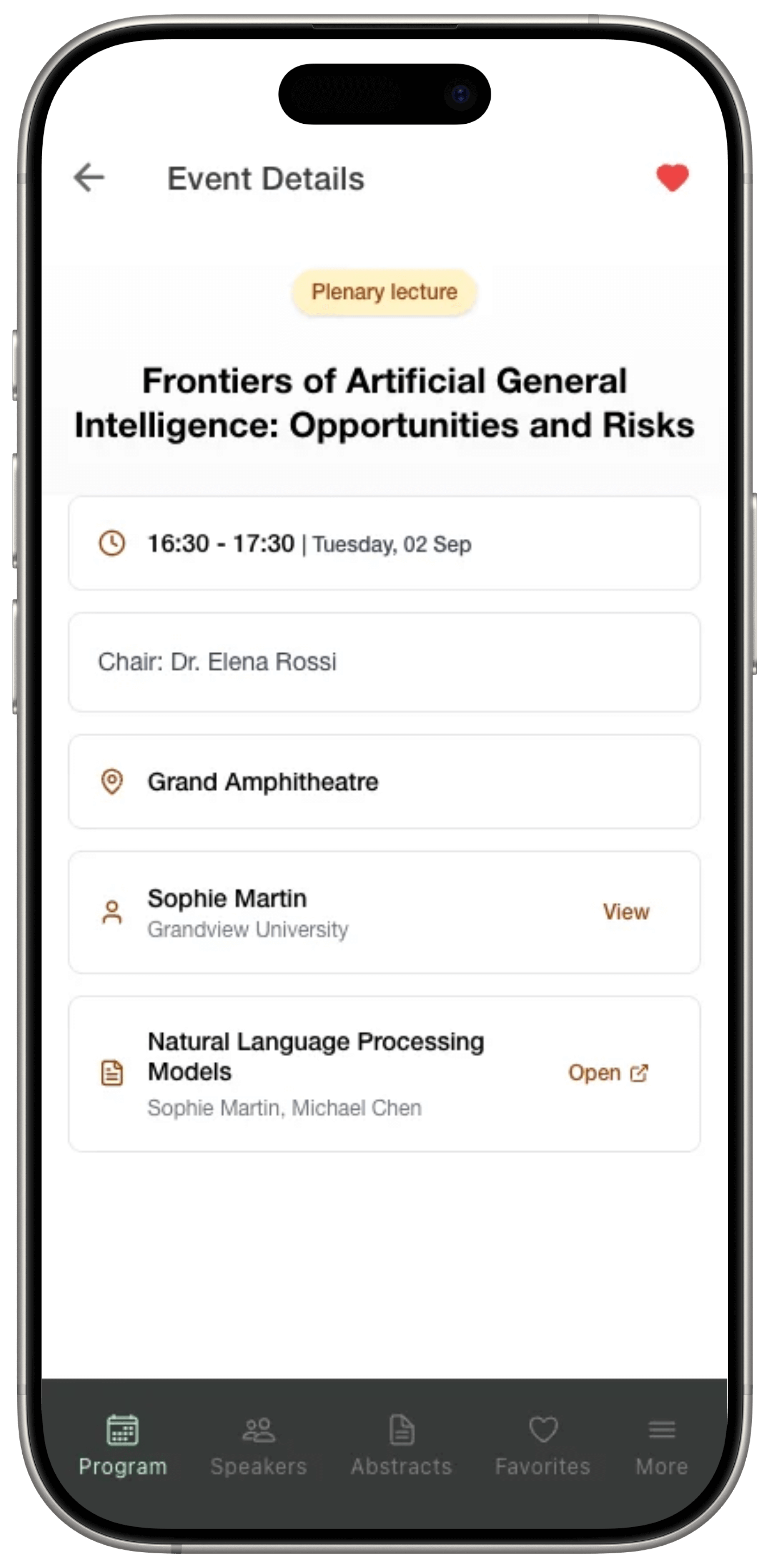 Mobile Conference Experience