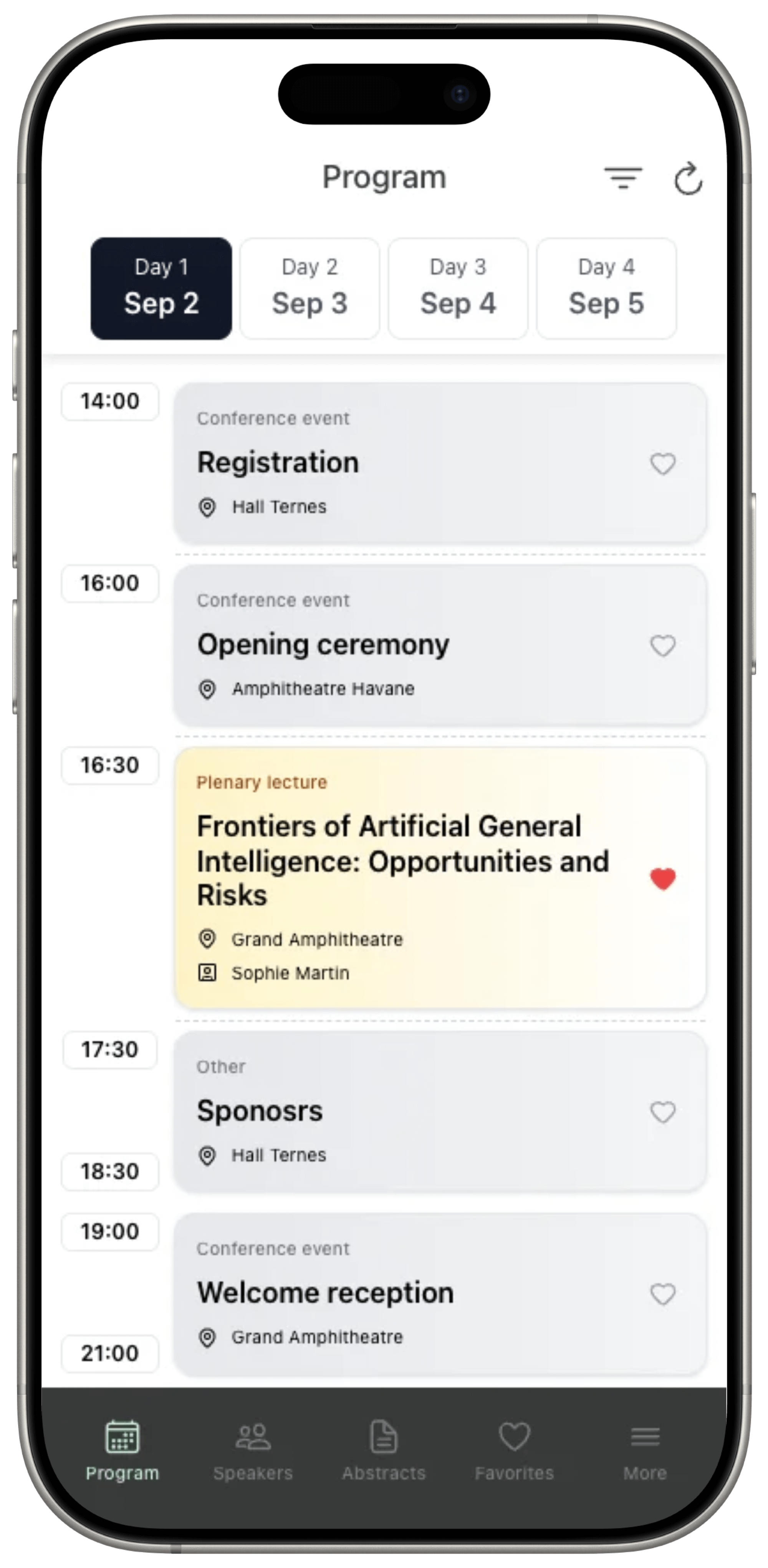 Mobile Conference Experience