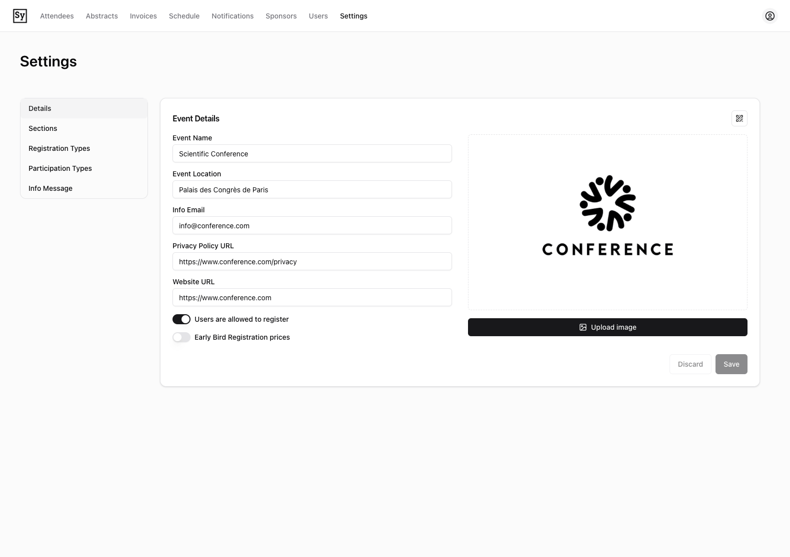 Conference Organization Tools